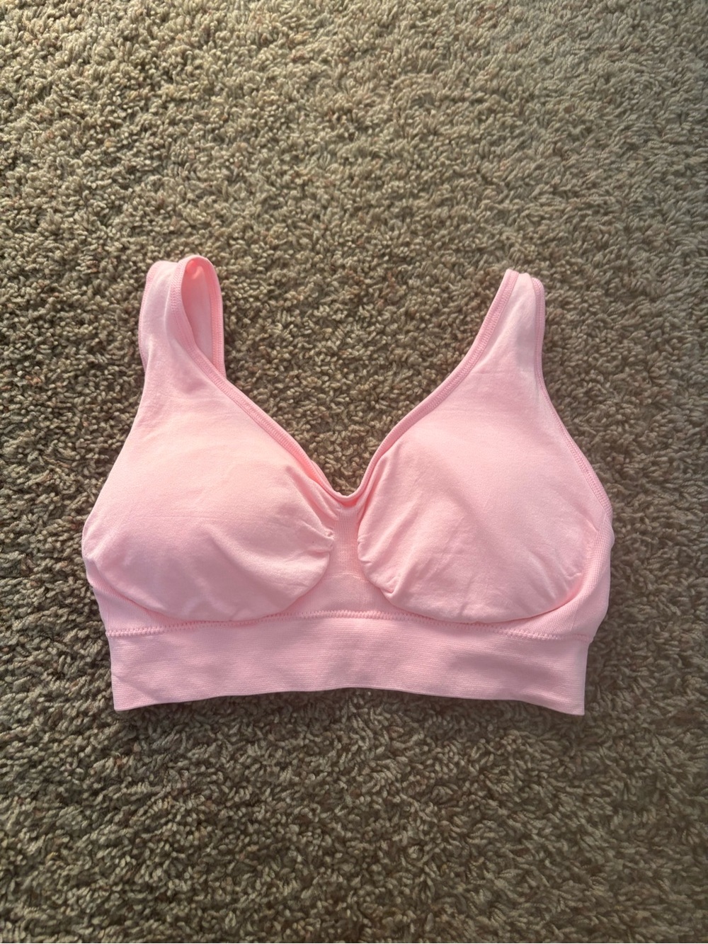 Light Pink Wireless Comfort Bra - Women's Intimates